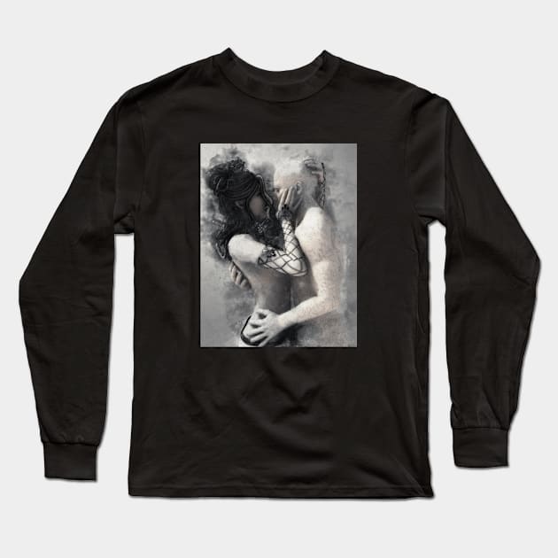 Medusa in Love Long Sleeve T-Shirt by Blind Man Studio